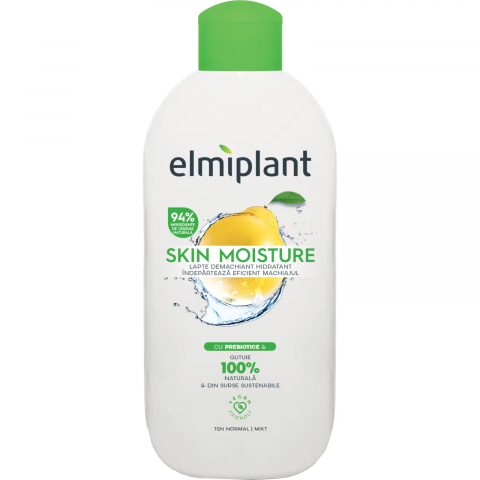 Lotiune si Apa Micelara - Lapte Demachiant, Elmiplant, Skin Moisture, Ten Normal-Mixt, 200 ml