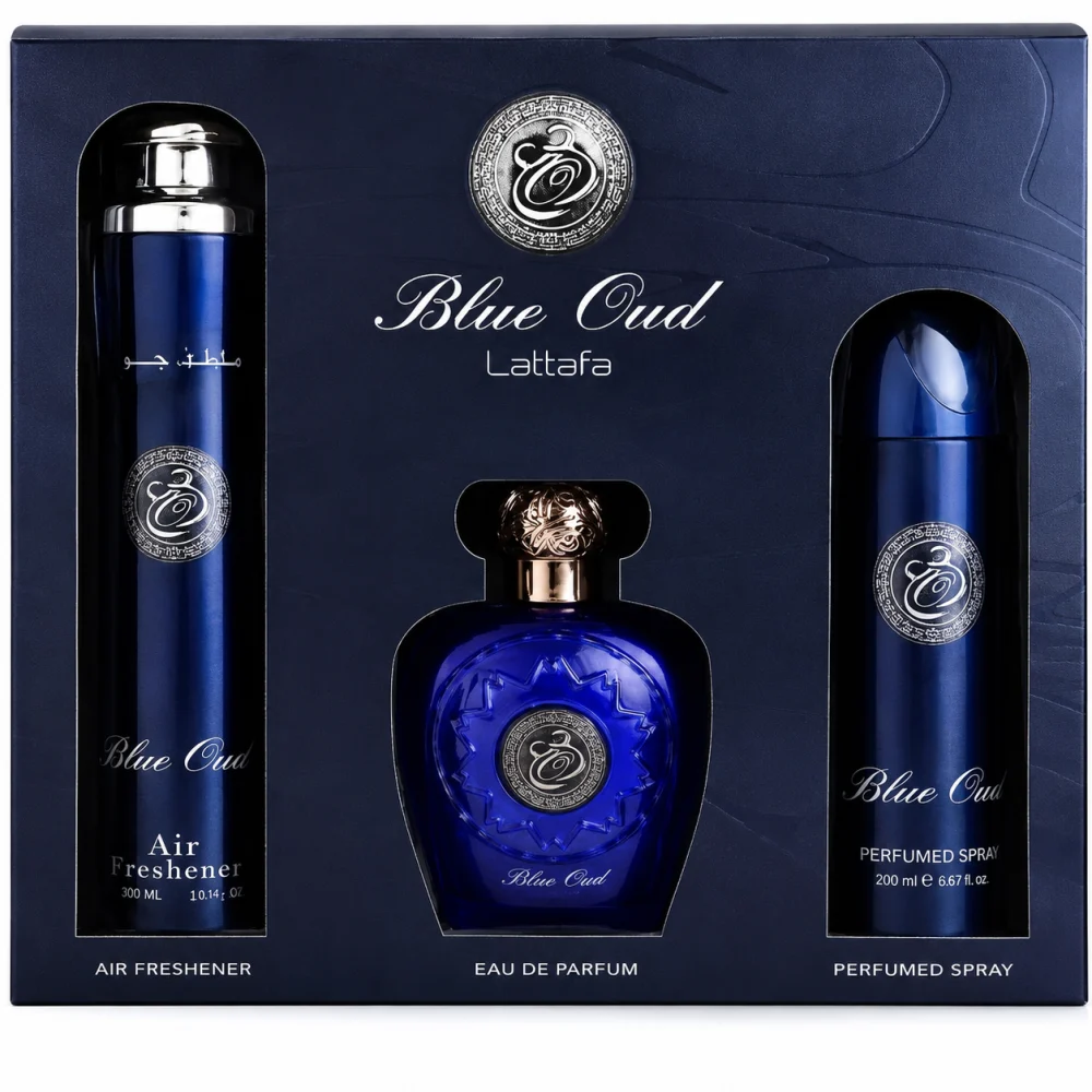 LATTAFA CASETA CADOU (AF300ML+PS200ML+EDP100ML) BLUE OUD [1]
