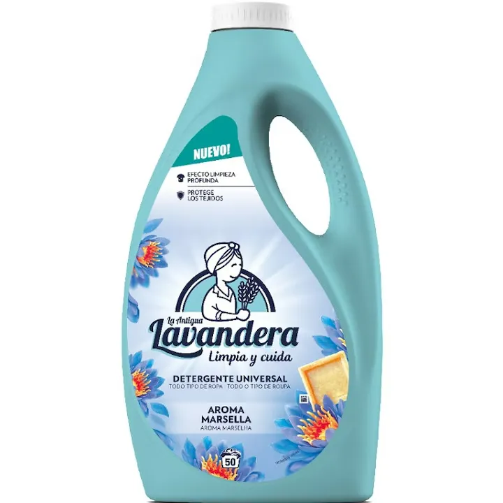 Detergent Lichid - LAVANDERA DETERGENT LICHID 2.5L MARSELLA 50SPALARI