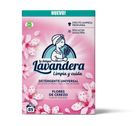 Detergent Pudra Automat - LAVANDERA DETERGENT RUFE AUTOMAT 85SP 4.675KG FLORES DE CEREZO