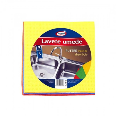 Lavete si Bureti - Lavete Umede, Misavan, Marime M,  3 buc