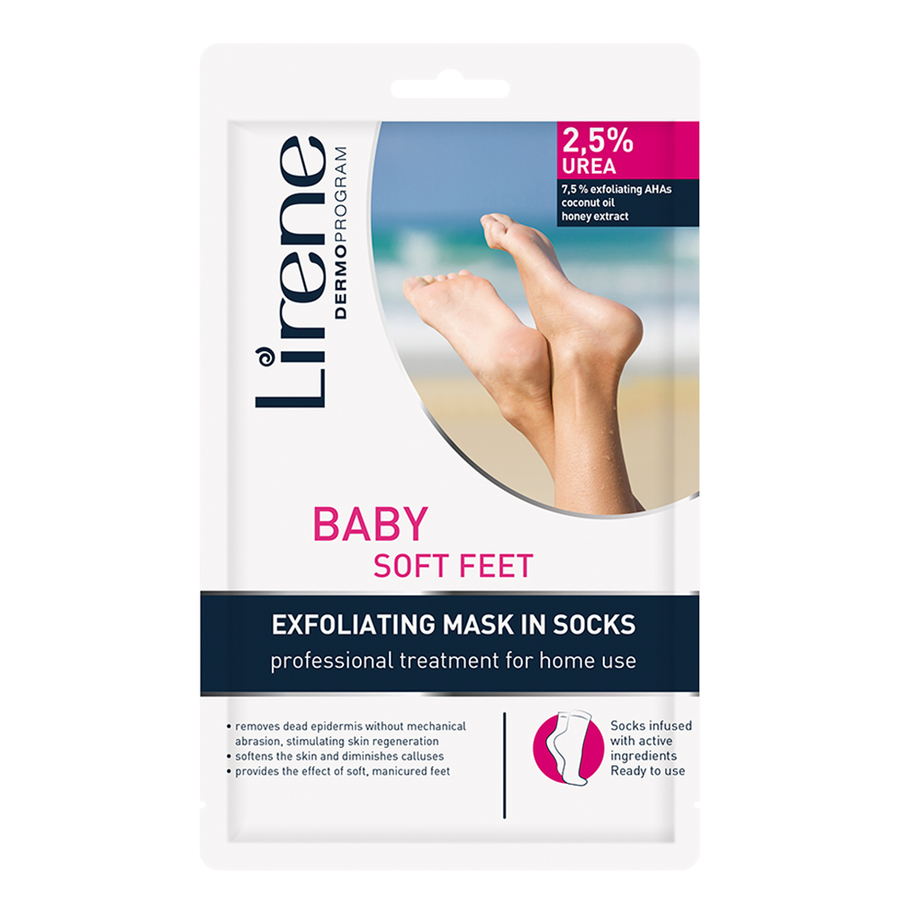 Ingrijirea Picioarelor - LIRENE SOSETE EXFOLIANTE 17ML BABY SOFT FEET