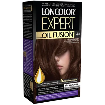 Vopsea de Par - LONCOLOR EXPERT OIL FUSION VOPSEA PAR 4.3 SATEN AURIU MEDIU