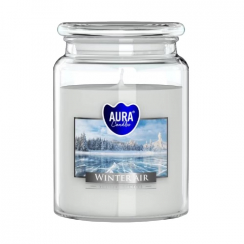 Lumanari Parfumate - Lumanare Parfumata, Borcan, Aura, Winter Air, 120 g