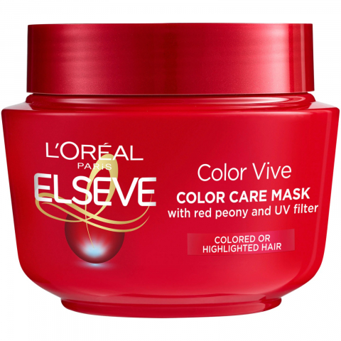 Tratament de Par - Masca de Par, L`Oreal, Elseve, Color Vive, 300 ml