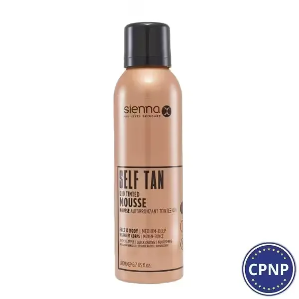 Produse Cosmetice Premium - Mousse Autobronzant Sienna X (200 ml)