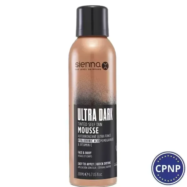 Produse Cosmetice Premium - Mousse Autobronzant Sienna X – ULTRA DARK (200 ml)