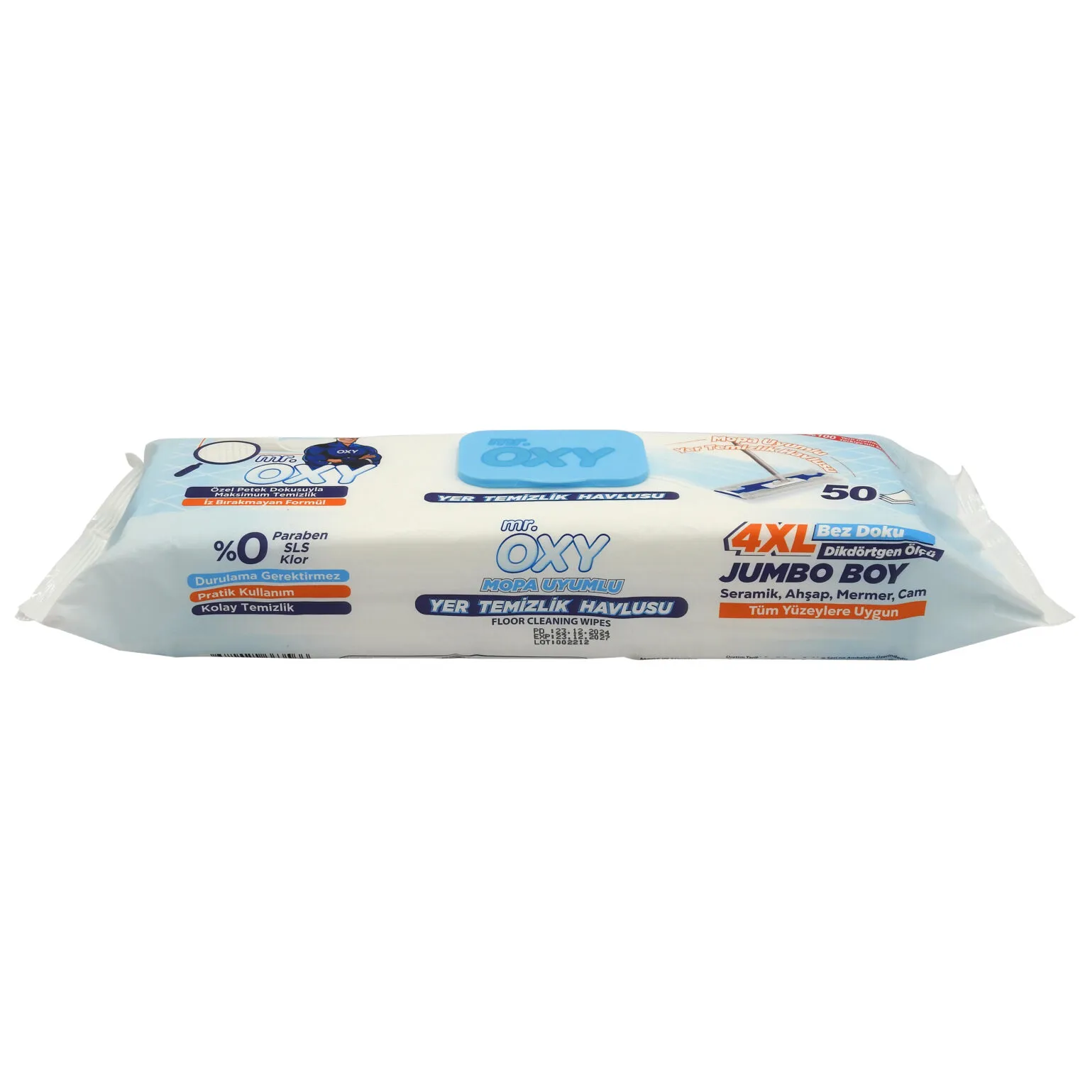 Produse de Curatenie - MR. OXY LAVETE UMEDE PARDOSELI 50BUC/SET