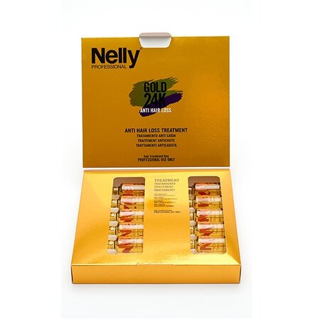 Ingrijire Personala - Nelly Pro Gold 24K Tratament Fiole Anticădere 10x3ml