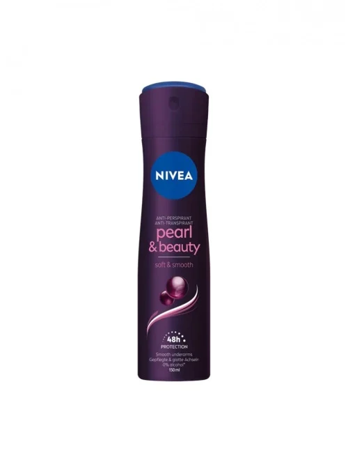 Deodorant Spray - NIVEA ANTIPERSPIRANT DEO 150ML PEARL BEAUTY SOFT SMOOTH