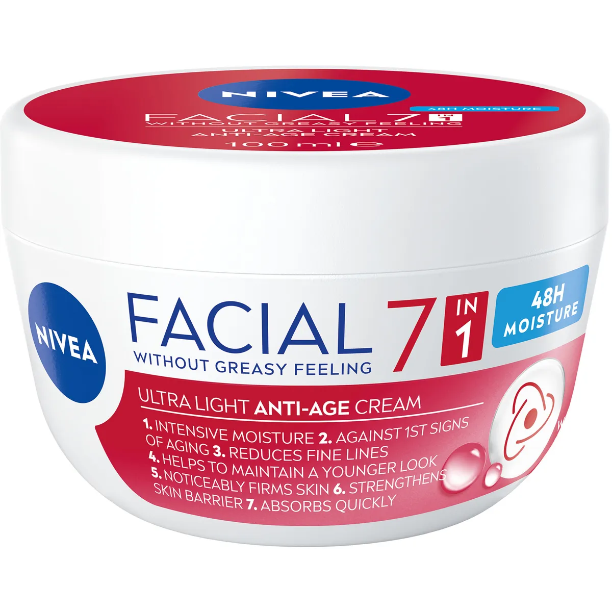 Creme de Fata - Nivea Cremă de Față 100 ml Facial 7in1 Anti-Age