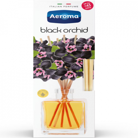 Odorizante cu Betisoare - Odorizant de Camera cu Betisoare, Aeroma, Black Orchid, 100 ml