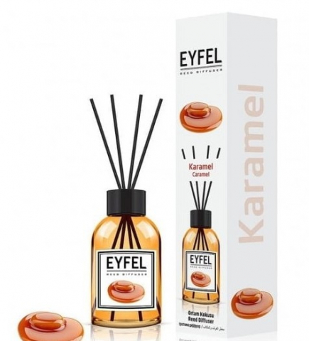Odorizante cu Betisoare - Odorizant de Camera, Eyfel, Caramel, 120 ml