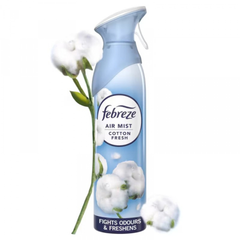 Odorizant de Camera, Febreze, Air Mist, Cotton Fresh, Spray, 185 ml [1]