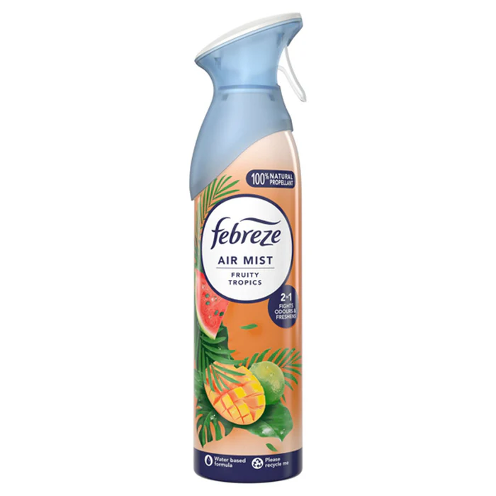 Odorizante Spray - Odorizant de Camera, Febreze, Air Mist, Fruity Tropics, Spray, 185 ml