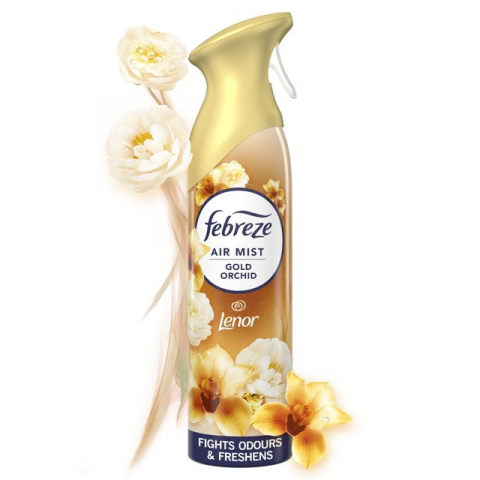 Odorizant de Camera, Febreze, Air Mist, Gold Orchid, Spray, 185 ml [1]