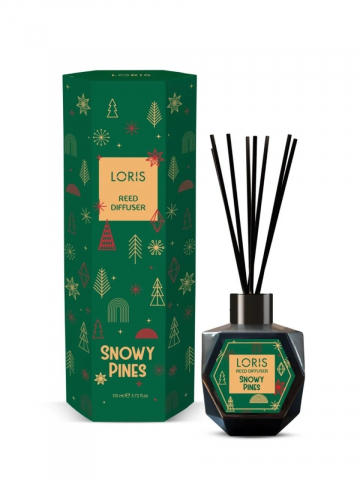 Odorizante cu Betisoare - Odorizant de Camera, Loris, Snowy Pines, 110 ml