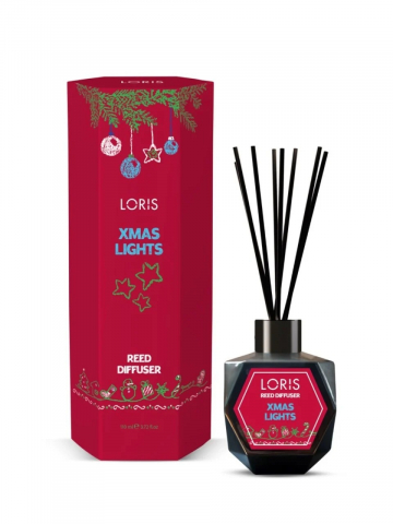 Odorizante cu Betisoare - Odorizant de Camera, Loris, Xmas Lights, 110 ml