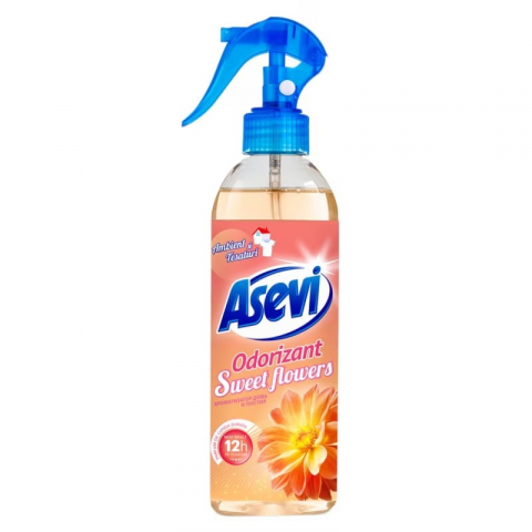 Odorizante Spray - Odorizant Spray Lichid de Camera, Asevi, Sweet Flowers, 400 ml
