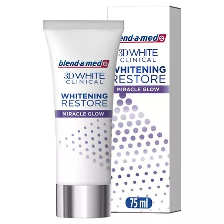 Pasta de Dinti - Pasta de Dinti, Blend A Med, 3D White Clinical Miracle Glow, 75 ml
