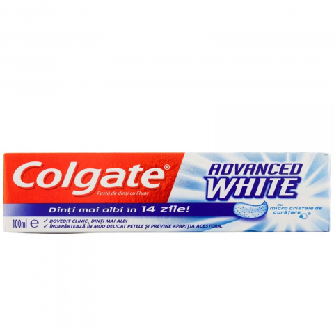 Pasta de Dinti - Pasta de Dinti, Colgate, Advanced White, 100 ml