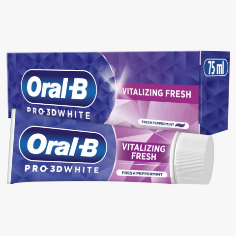 Pasta de Dinti - Pasta de Dinti, Oral B, Pro 3D White, Vitalizing Fresh, 75 ml