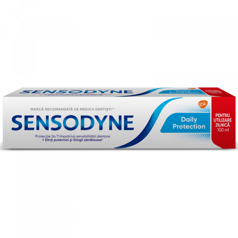Pasta de Dinti - Pasta de Dinti, Sensodyne, Daily Protection, 100 ml