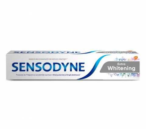 Pasta de Dinti - Pasta de Dinti, Sensodyne, Extra Whitening, 75 ml