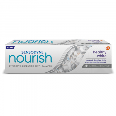 Pasta de Dinti - Pasta de Dinti, Sensodyne, Nourish, Healthy White, 75 ml