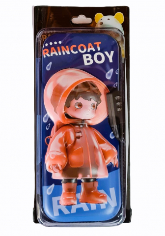 Ingrijire Copii - Penar cu Lacatel Pentru Baieti, Neechipat, Orange Raincoat 3D