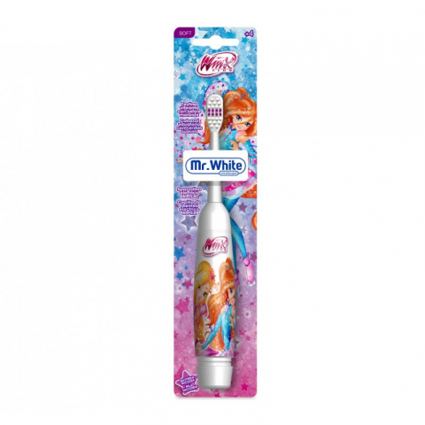 Periuta de Dinti - Periuta de Dinti Electrica Pentru Copii, Mr White, Winx, + 4 Ani, Soft
