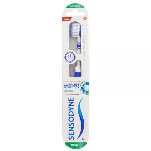 Ingrijire Personala - Periuta de Dinti, Sensodyne, Complete Protection, Medium