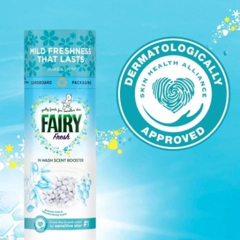 Perle Parfumate, Fairy Beads, Non Bio In-Wash Scent Booster, Lapte de Migdale si Miere de Manuka, 176 g [1]