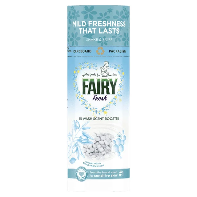 Perle Parfumate - Perle Parfumate, Fairy Beads, Non Bio In-Wash Scent Booster, Lapte de Migdale si Miere de Manuka, 176 g