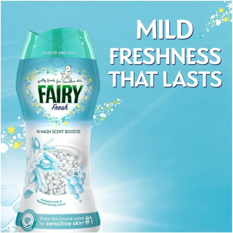 Perle Parfumate, Fairy Beads, Non Bio In-Wash Scent Booster, Lapte de Migdale si Miere de Manuka, 570g [1]