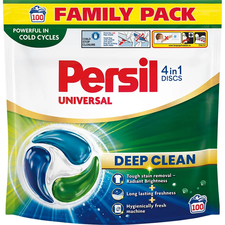 Oferte - Persil Deep Clean Discs 4in1 Universal 100 capsule