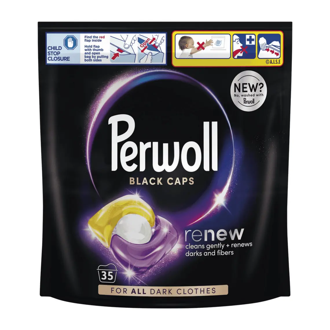 Detergent Capsule - PERWOLL DETERGENT CAPSULE 35BUC RENEW BLACK
