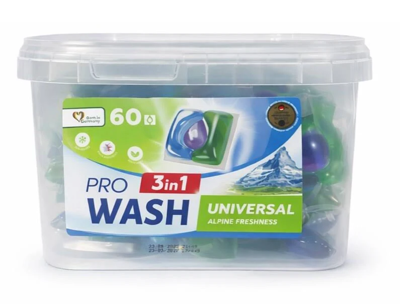 Detergent Rufe - PRO WASH DETERGENT CAPSULE 60BUC 3IN1 UNIVERSAL ALPINE FRESHNESS