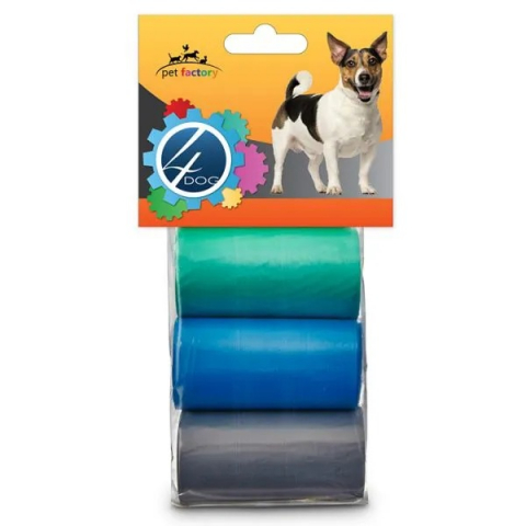 Accesorii - Pungi igienice Pentru Caini, 4Dog, 3buc/set