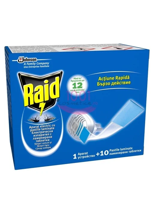 Insecticid si Repelant - RAID ANTITANTARI AP+10PASTILE