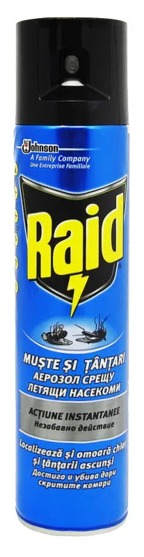 Insecticid si Repelant - RAID INSECTICID MUSTE TANTARI 400ML