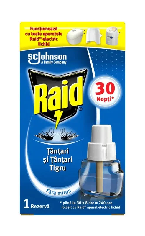 Insecticid si Repelant - RAID REZERVA LICHIDA LAMINATA 21ML
