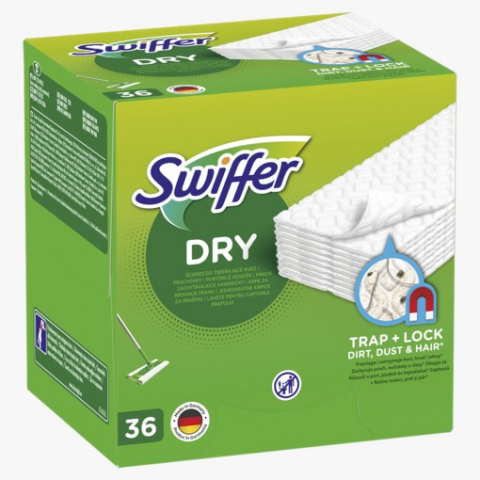 Lavete si Bureti - Rezerva Lavete Uscate Pentru Pardoseli, Swiffer, 36 buc
