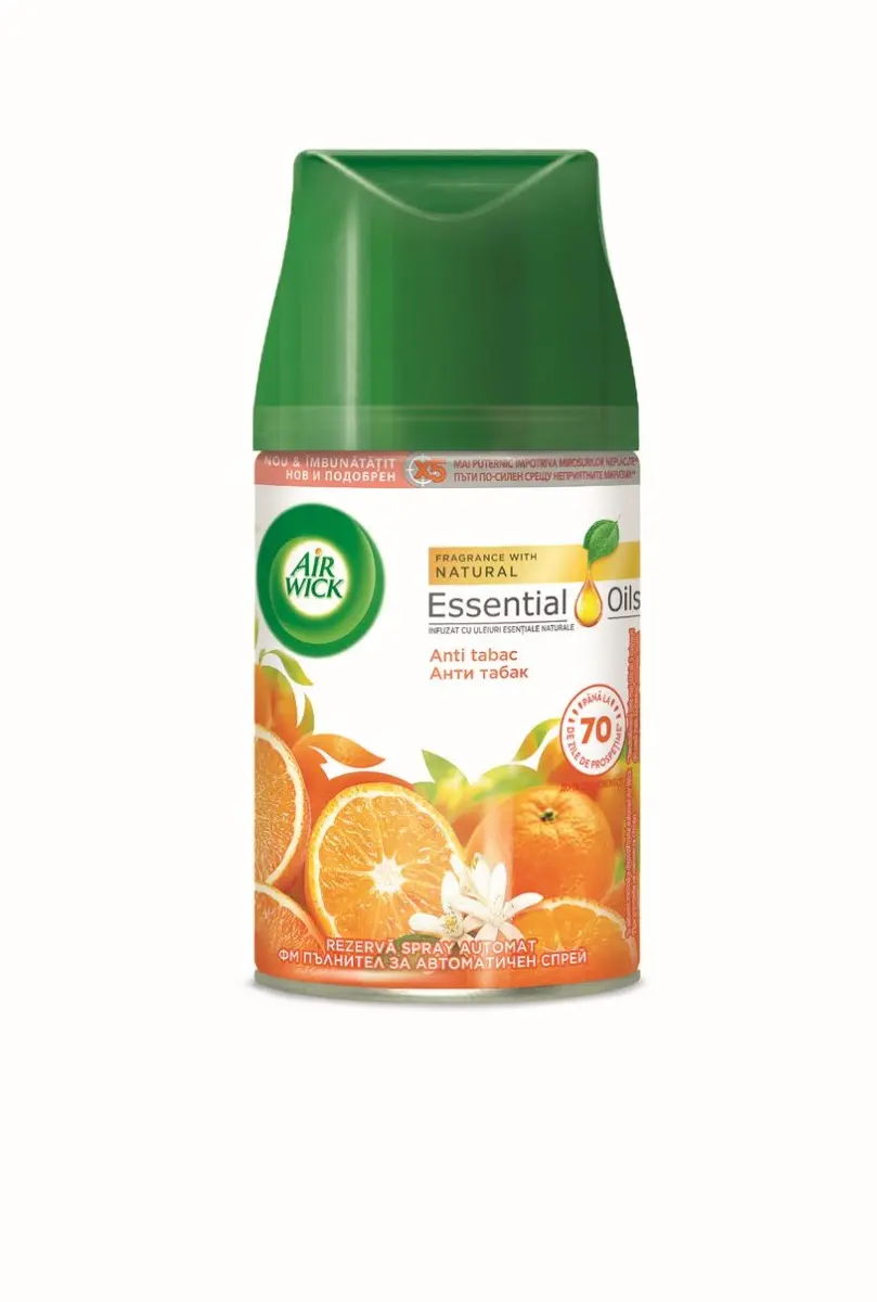 Odorizante Camera - Rezerva Odorizant de Camera, Spray, Air Wick, Antitabac, 250 ml