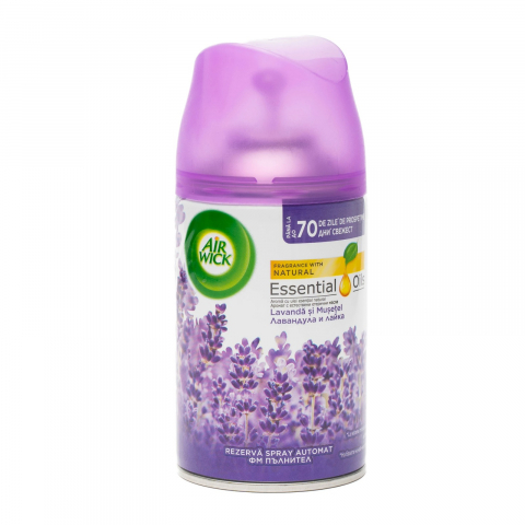 Odorizante Camera - Rezerva Odorizant de Camera, Spray, Air Wick, Lavanda & Musetel, 250 ml