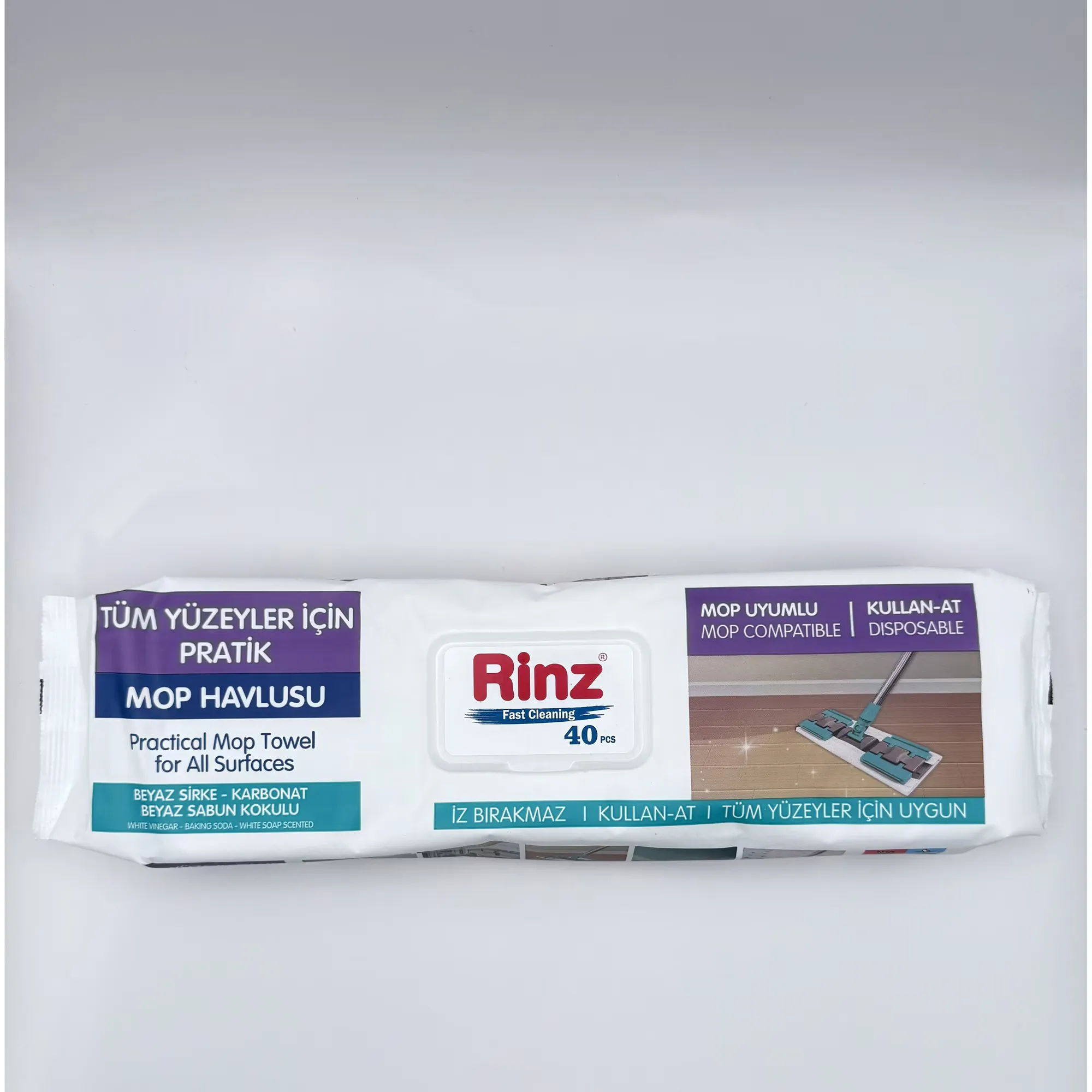 Produse de Curatenie - RINZ SERVETELE UMEDE PARDOSELI 40BUC