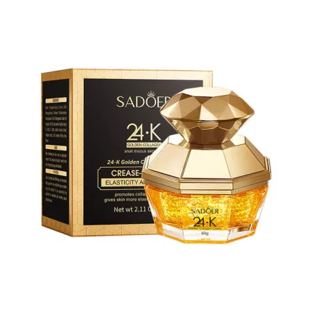 Ingrijire Personala - Sadoer Cremă de Față cu Colagen, Gold 24K și Extract de Melc 60g