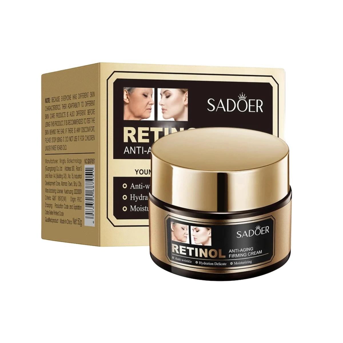 Ingrijire Personala - Sadoer Cremă de Față cu Retinol 50g