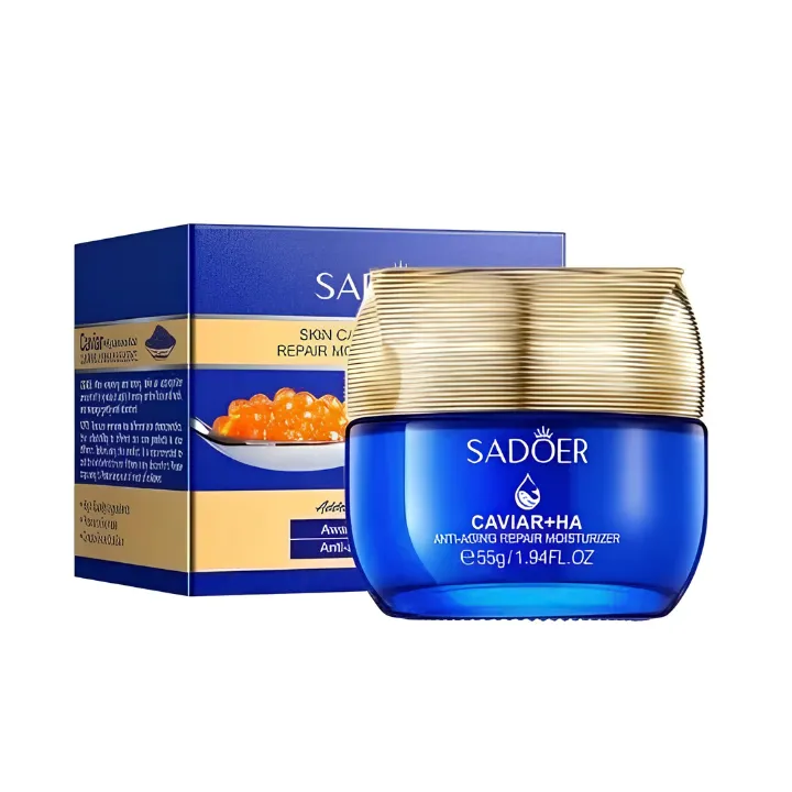 Creme de Fata - SADOER Cremă Hidratantă Antirid cu Caviar + Acid Hialuronic 55g