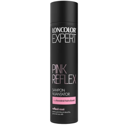 Vopsea de Par - Sampon Nuantator, Loncolor Expert, Pink Reflex, Cheratina Hidrolizata, 250 ml